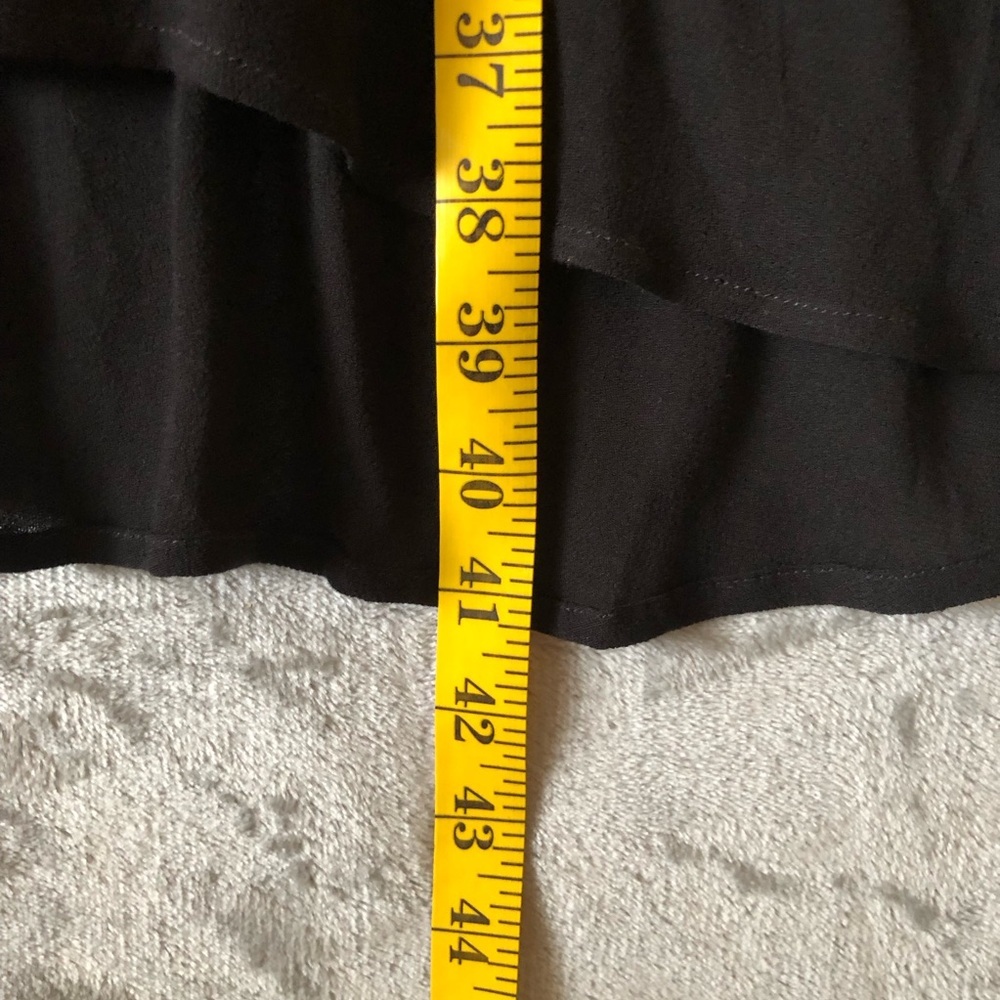 Adam Levine Mini Black Dress Size L Flowy A-Line Flare Whimsigoth Feminine - Picture 14 of 14